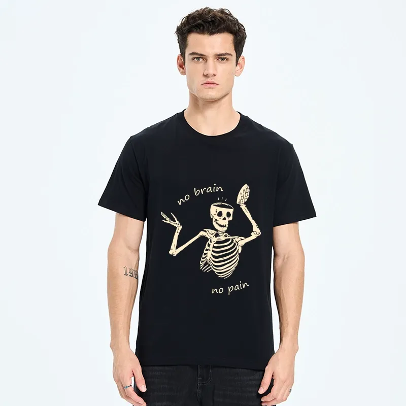 Tokyo-Tiger Skeletons Feel No Pain Classic T-Shirt