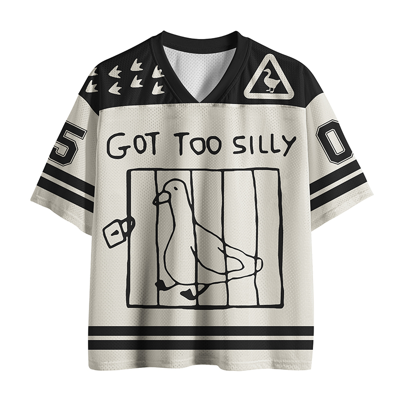 Tokyo-Tiger Got Too Silly Goose Black Version Mesh Jersey