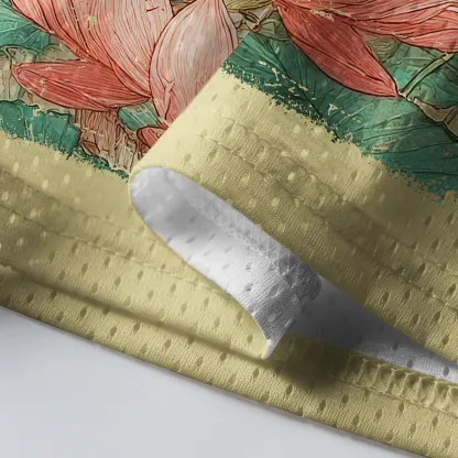 Tokyo-Tiger Zen Cat: Lotus Serenity Mesh Jersey