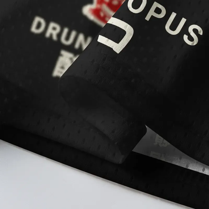 Tokyo-Tiger Quirky Retro Osaka Octopus Mesh Jersey