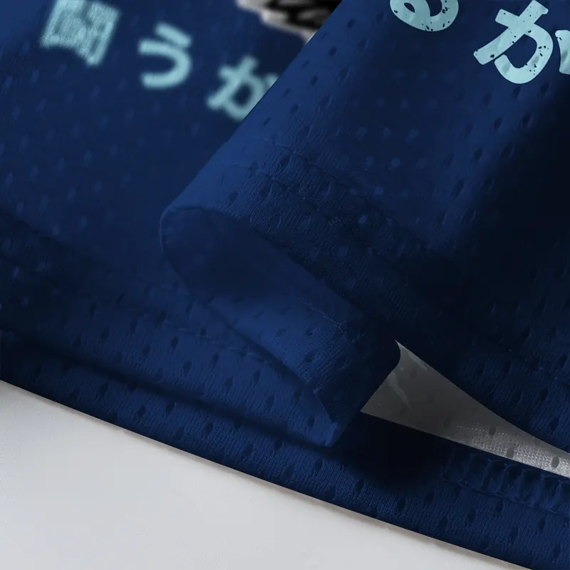 Tokyo-Tiger Funny Woodblock Penguin:Fight Or Flight Mesh Jersey