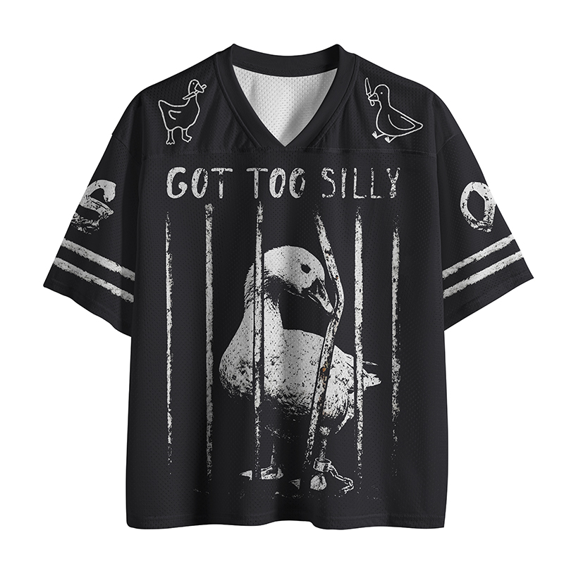 Tokyo-Tiger Got Too Silly Funny Mesh Jersey