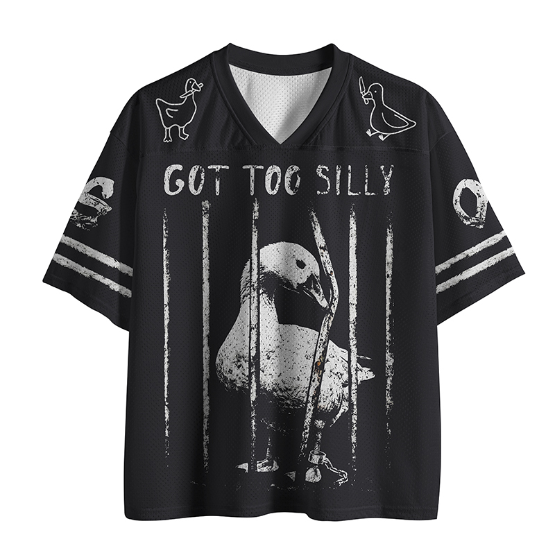 Tokyo-Tiger Got Too Silly Funny Mesh Jersey