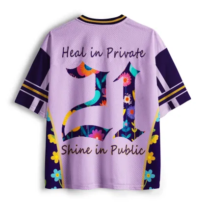 Tokyo-Tiger "Private Growth" Floral Mesh Jersey