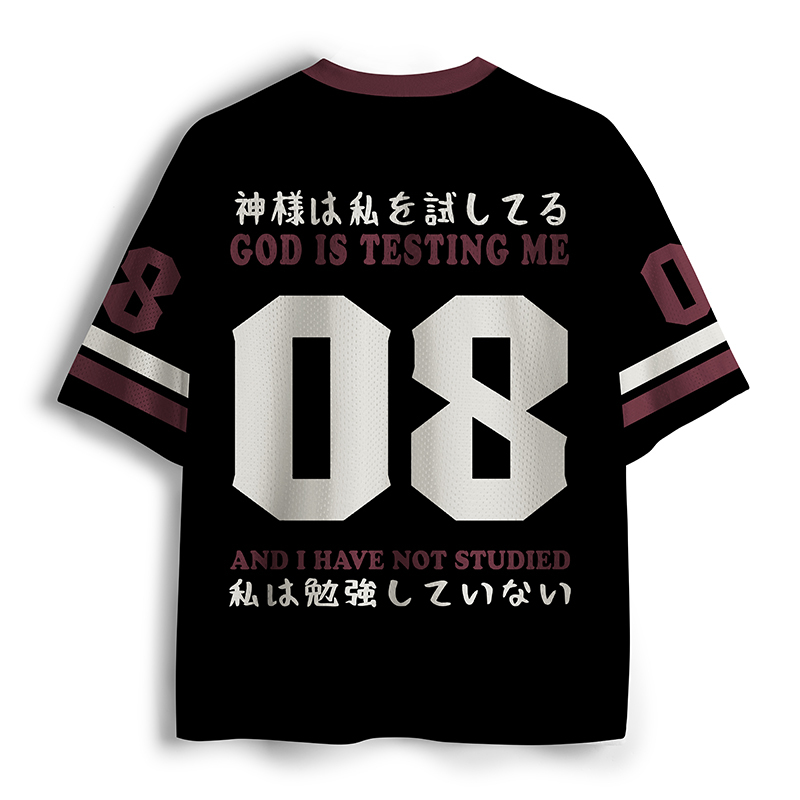 Tokyo-Tiger Raccoon Not Studied Mesh Jersey