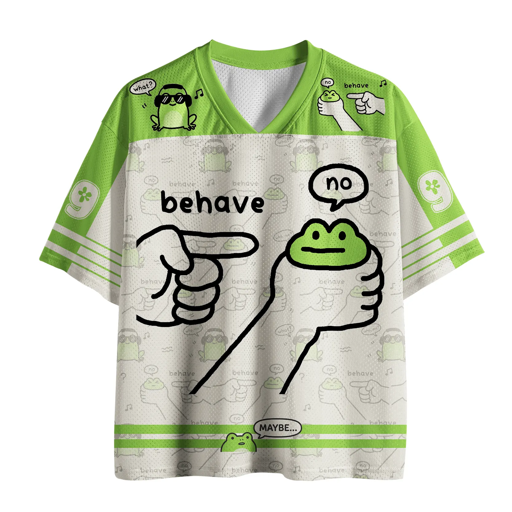 Tokyo-Tiger Japanese Dishonest Frog Mesh Jersey