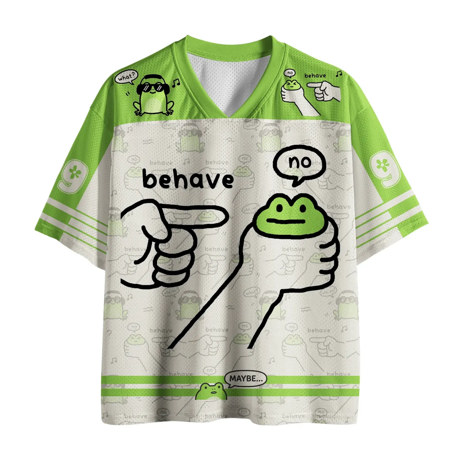 Tokyo-Tiger Japanese Dishonest Frog Mesh Jersey