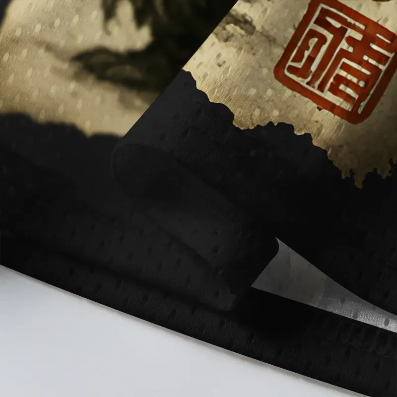 Tokyo-Tiger Retro Raccoon Samurai Mesh Jersey