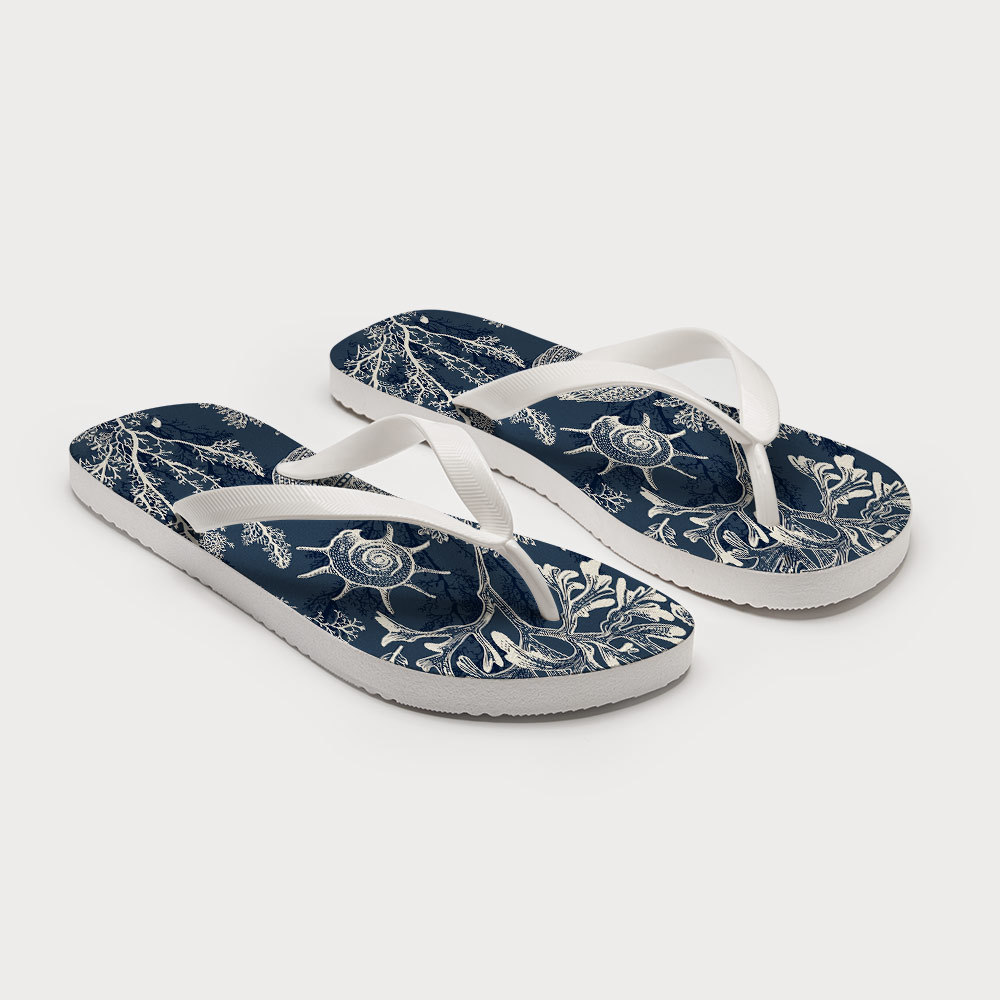 Tokyo-Tiger Marine Mystery Flip Flops