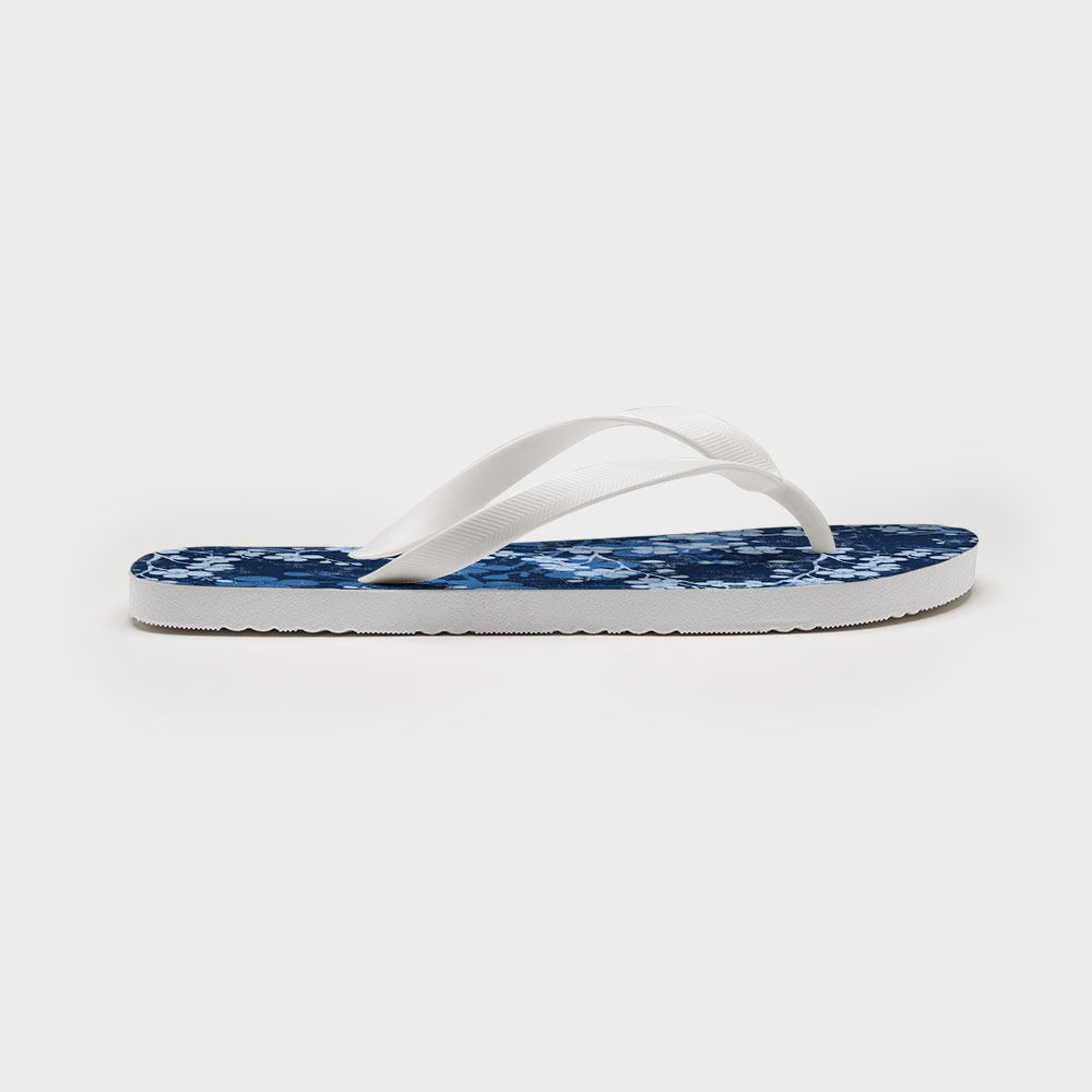 Tokyo-Tiger Midnight Blossoms Flip Flops