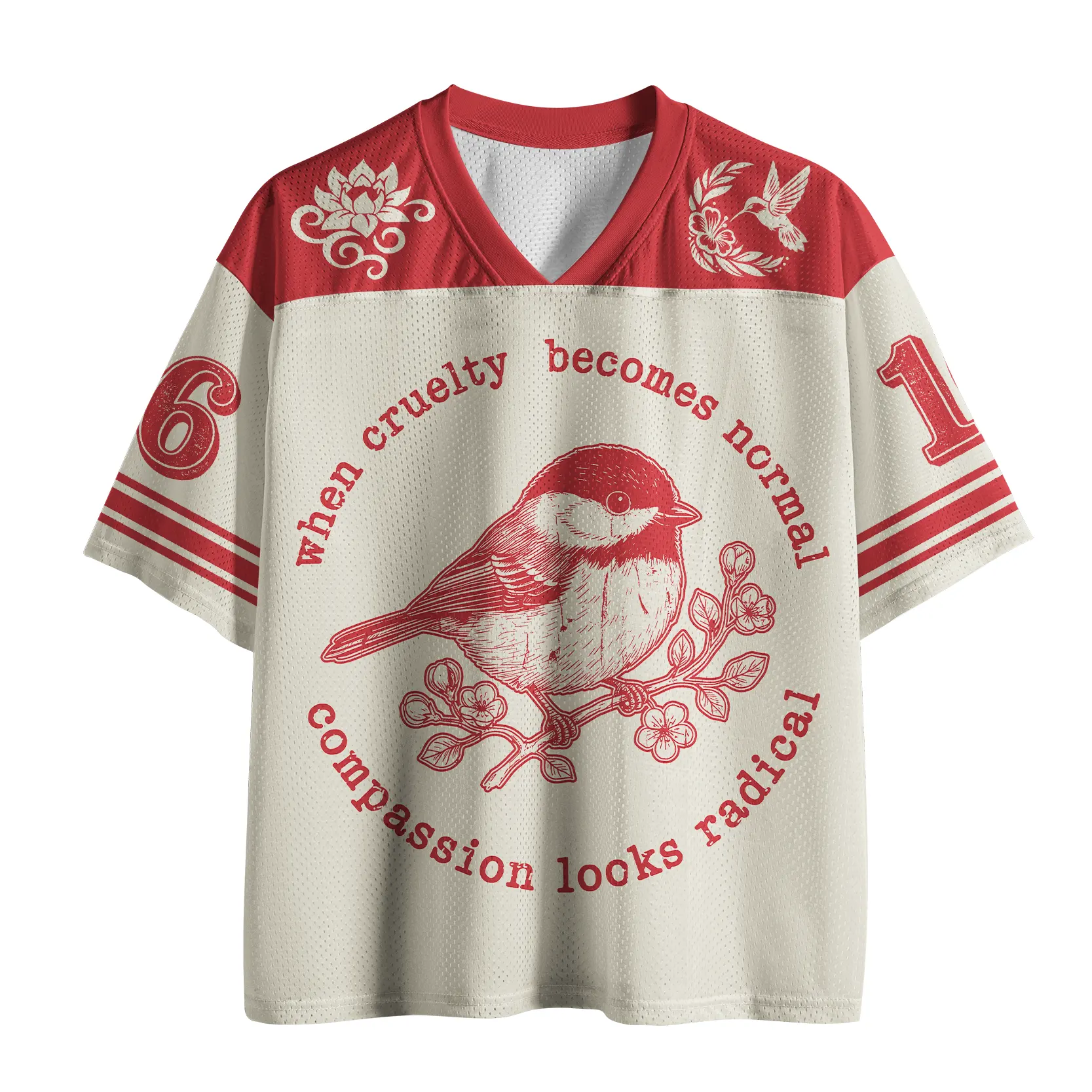 Tokyo-Tiger The Bravery Of Softness Mesh Jersey