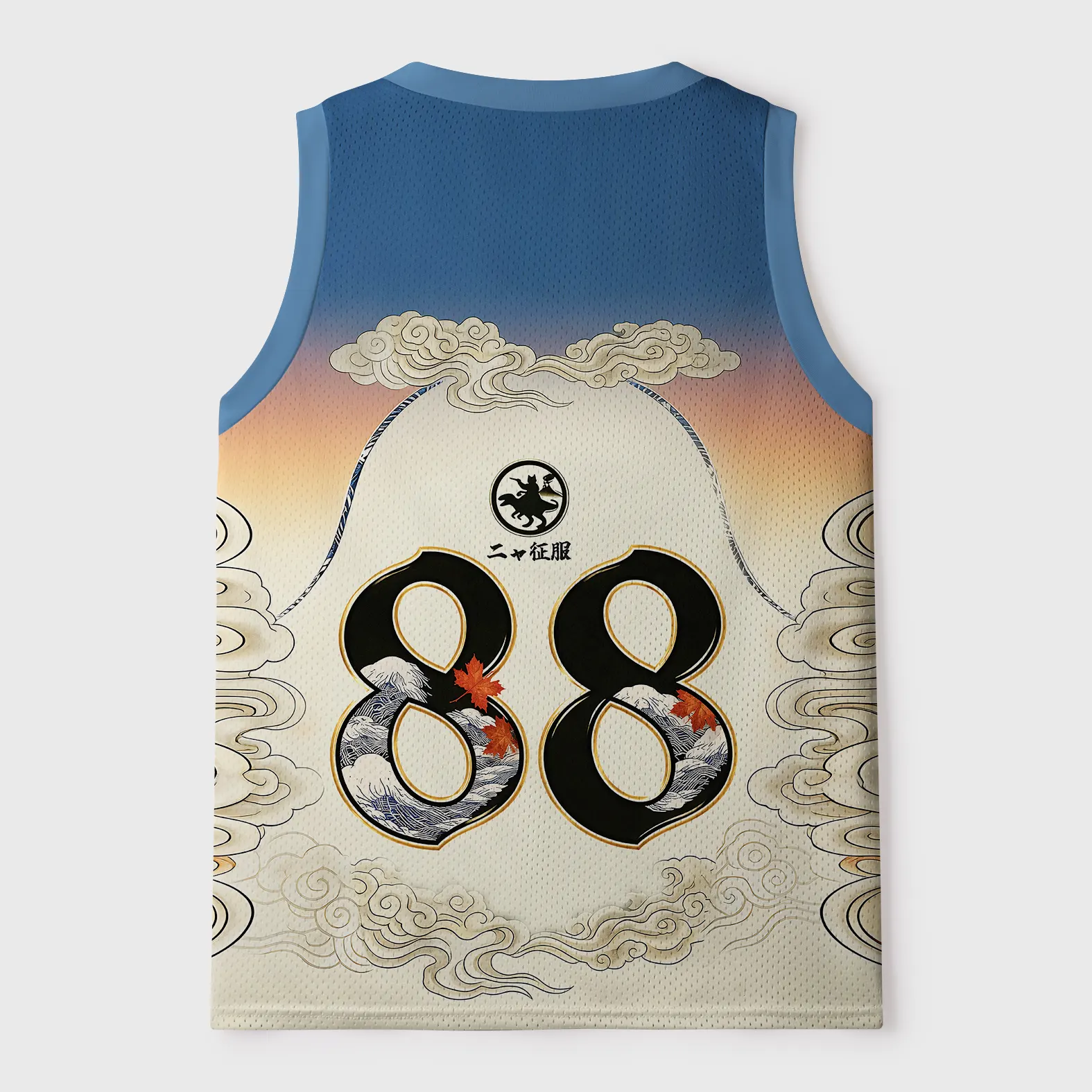 Tokyo-Tiger Cat Riding A Dinosaur Mesh Tank Top