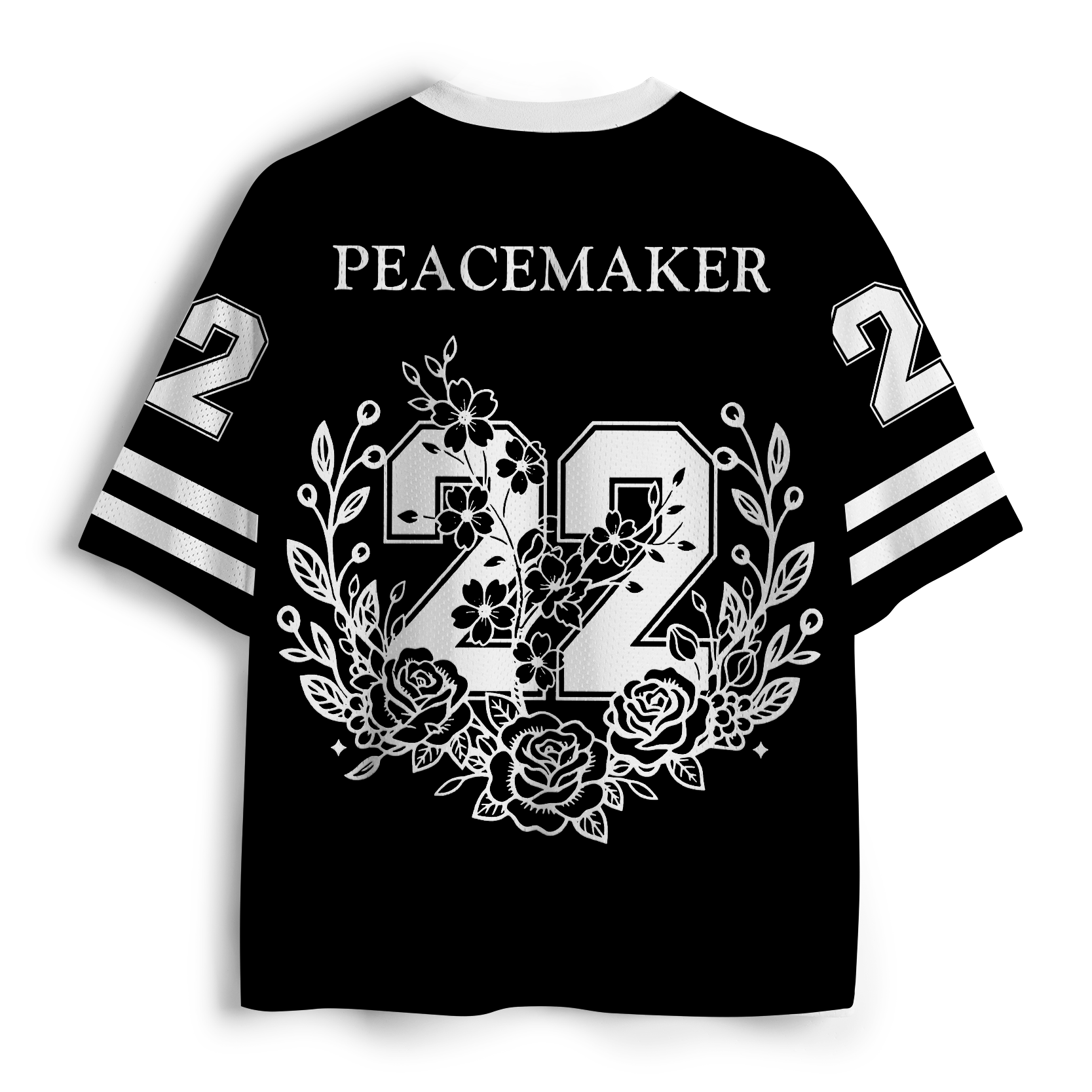 Tokyo-Tiger Katana&Bloom Aesthetic Mesh Jersey