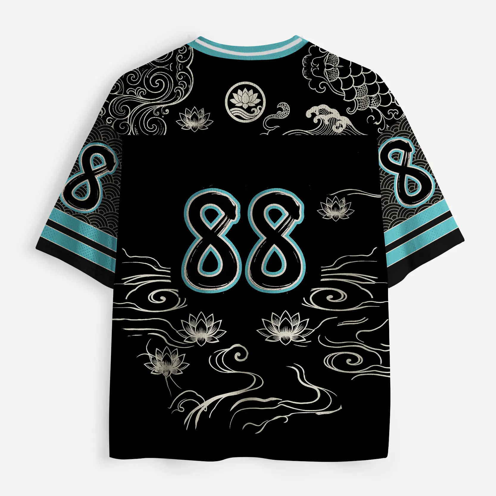 Tokyo-Tiger Journey Of The Flowing Koi Mesh Jersey