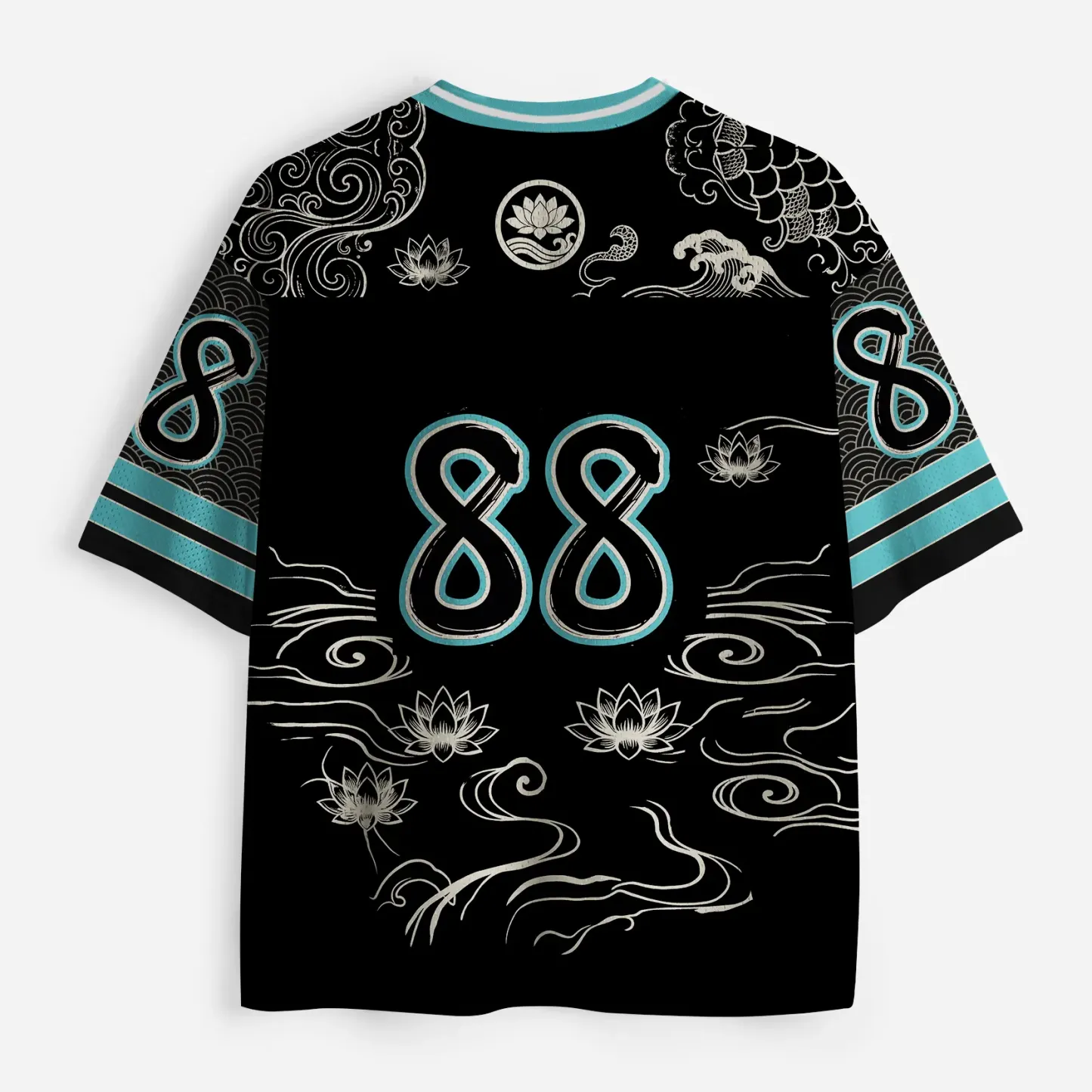 Tokyo-Tiger Journey Of The Flowing Koi Mesh Jersey