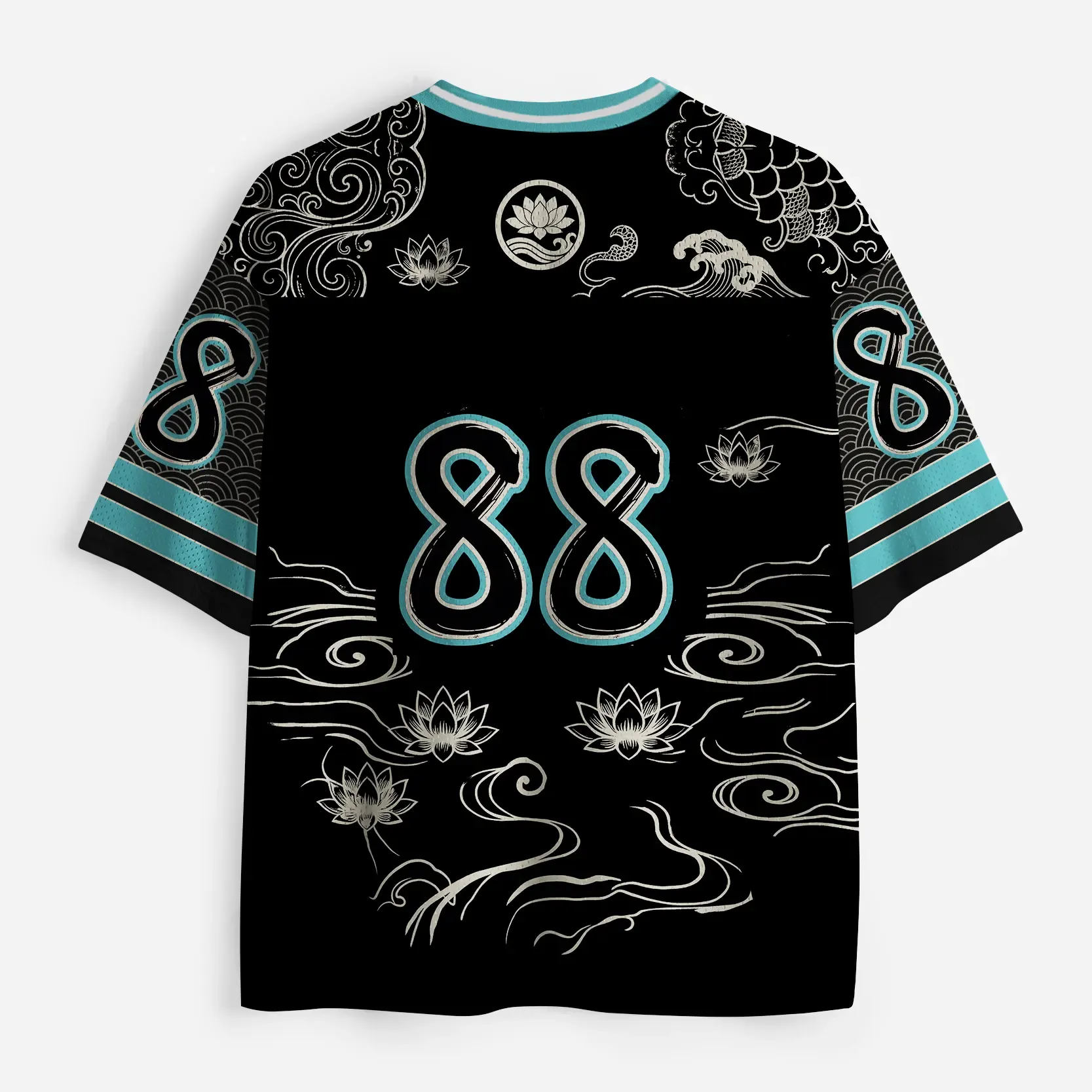 Tokyo-Tiger Journey Of The Flowing Koi Mesh Jersey