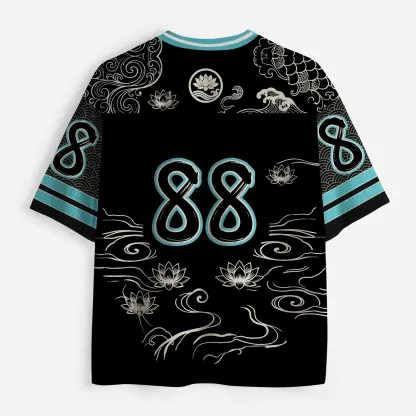 Tokyo-Tiger Journey Of The Flowing Koi Mesh Jersey