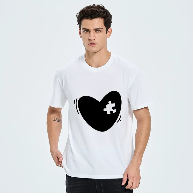 Tokyo-Tiger Cute Heart Puzzle Classic T-Shirt