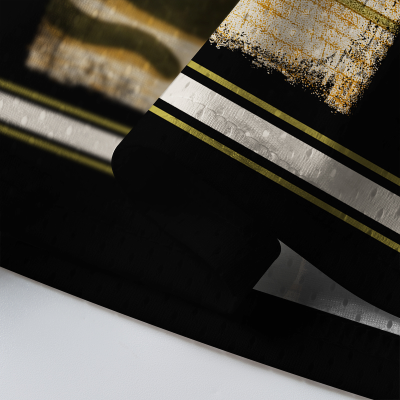 Tokyo-Tiger Funny Cat：Tea Time With A Black Cat Mesh Jersey