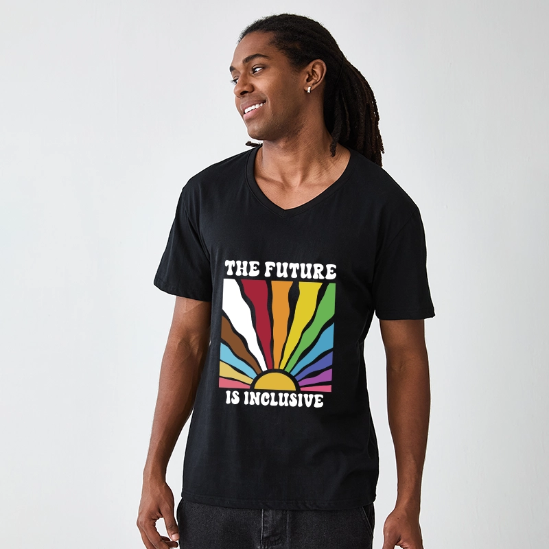 Tokyo-Tiger Pride Future Is Inclusive V-Neck Classic T-Shirt