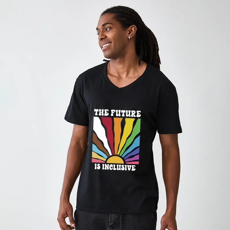 Tokyo-Tiger Pride Future Is Inclusive V-Neck Classic T-Shirt