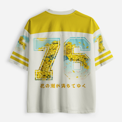 Tokyo-Tiger Golden Petal Wave Dream Mesh Jersey