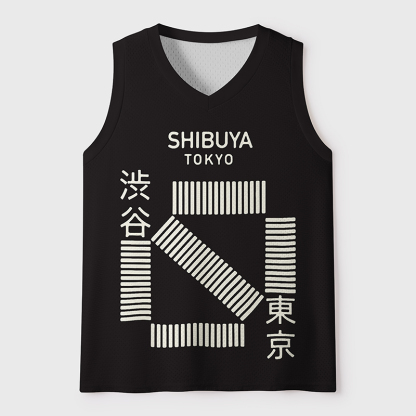 Tokyo-Tiger Trip To Tokyo Mesh Tank Top