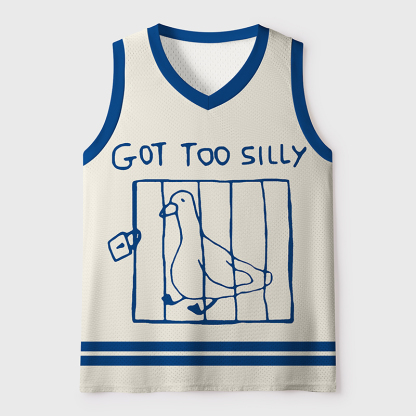 Tokyo-Tiger Got Too Silly Goose Mesh Tank Top