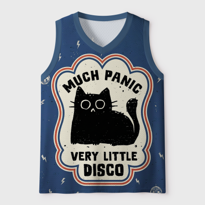 Tokyo-Tiger "Much Panic"Retro Mesh Tank Top