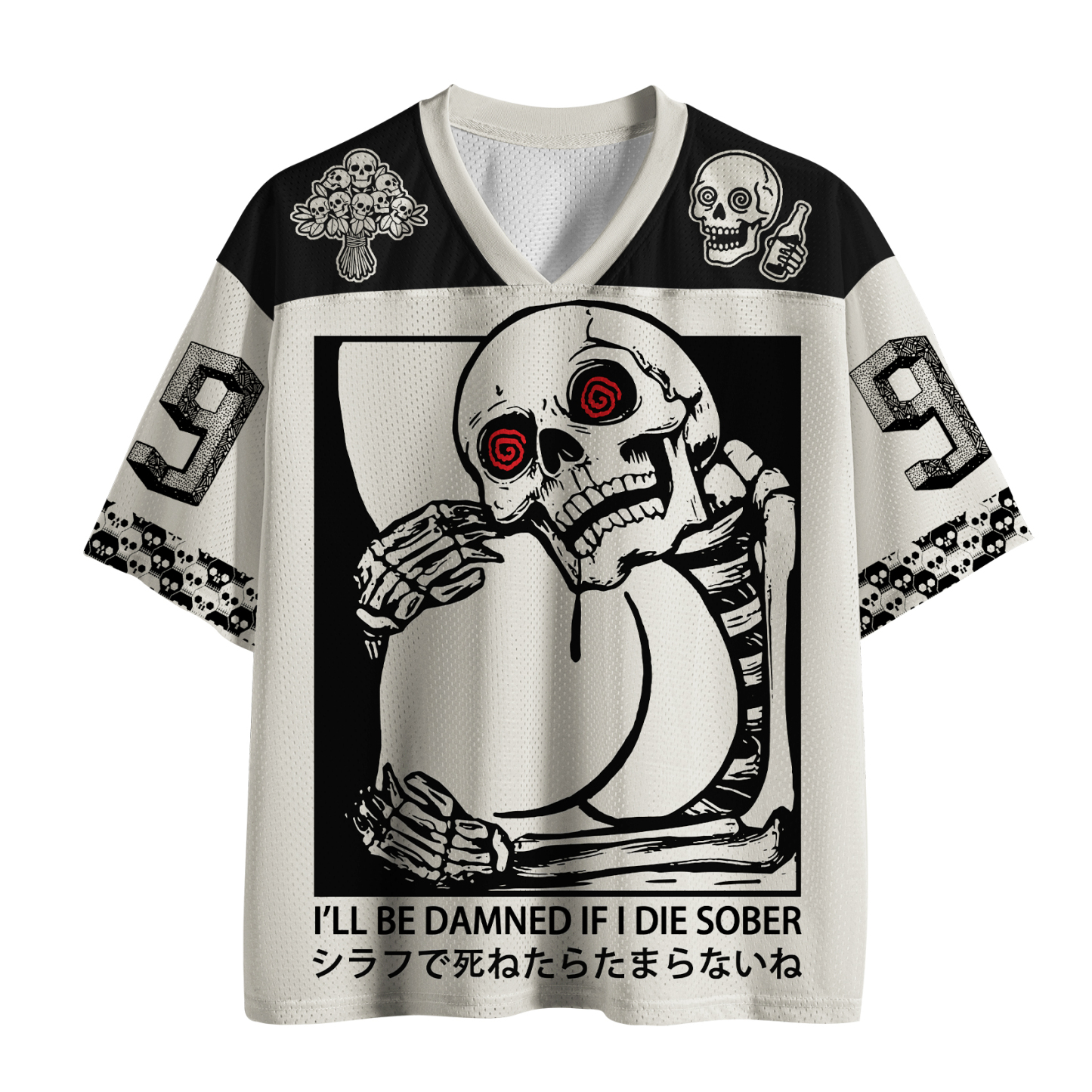 Tokyo-Tiger I'll Be Danned If I Die Sober Mesh Jersey