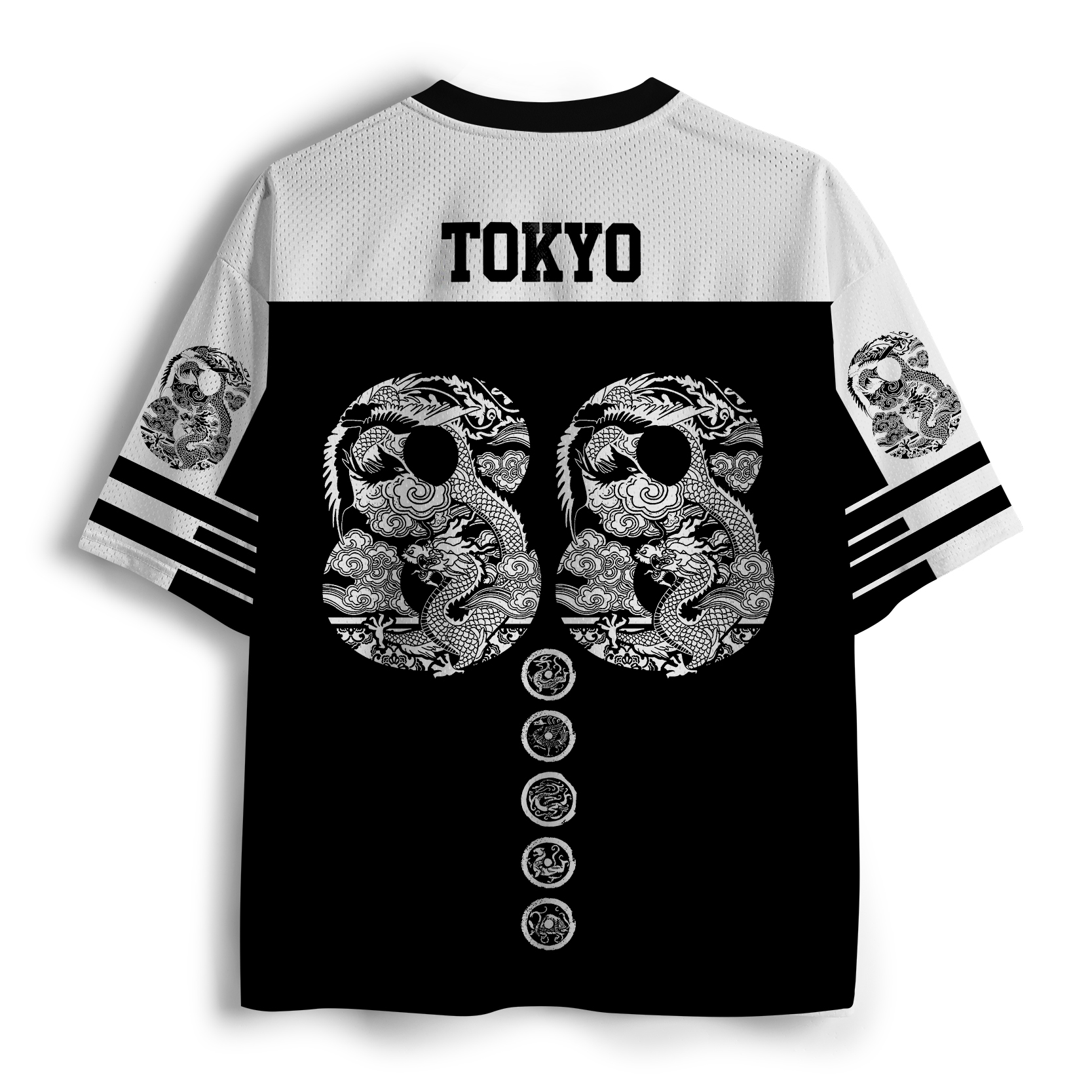 Tokyo-Tiger The Fearless Dragon Mesh Jersey
