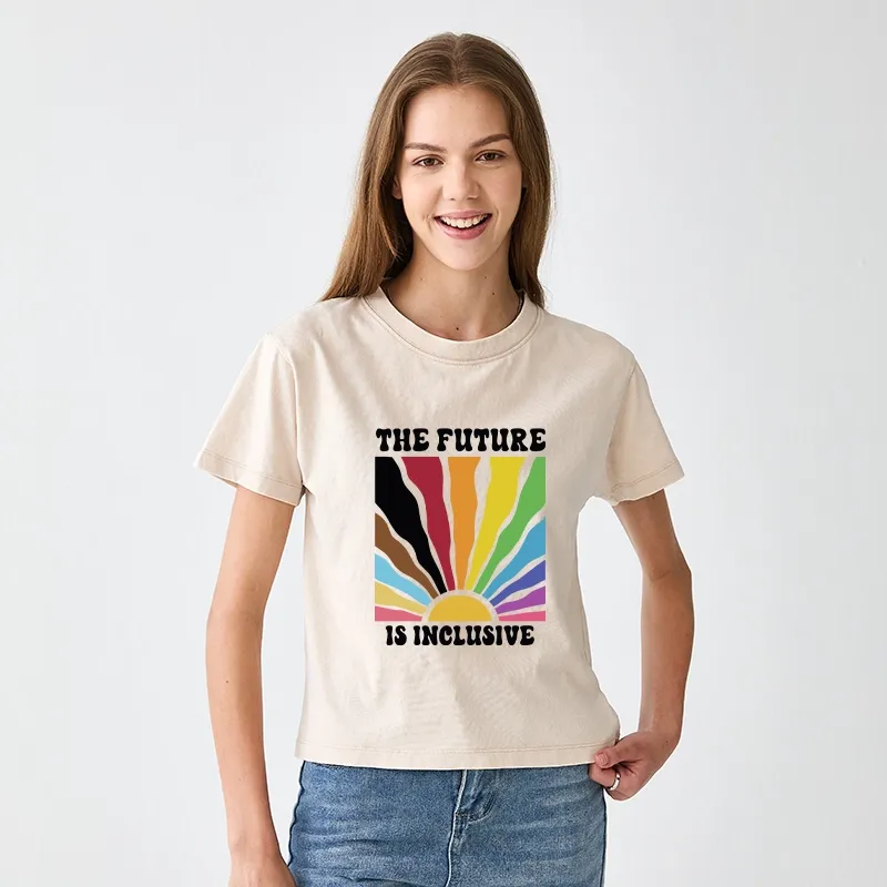 Tokyo-Tiger Pride Future Is Inclusive Women's Washed T-shirt