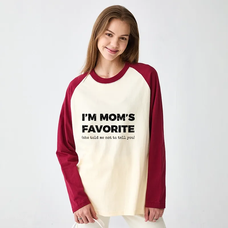 Tokyo-Tiger Mother's Day Jokes Raglan Long Sleeve T-shirt
