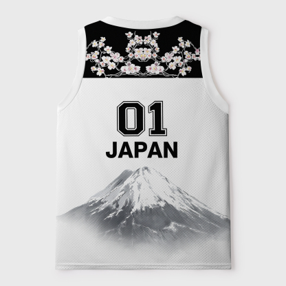 Tokyo-Tiger Invincible Japanese Kanji Mesh Tank Top