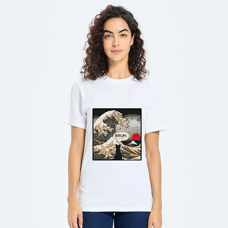 Tokyo-Tiger Great Wave Cat Bruh Classic T-Shirt