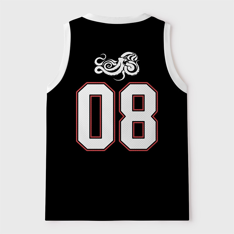 Tokyo-Tiger Octopus After Too Many Shots Mesh Tank Top