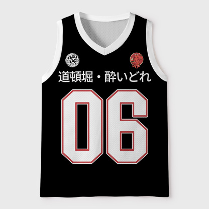 Tokyo-Tiger Drunken Spirit Strong Energy Mesh Tank Top