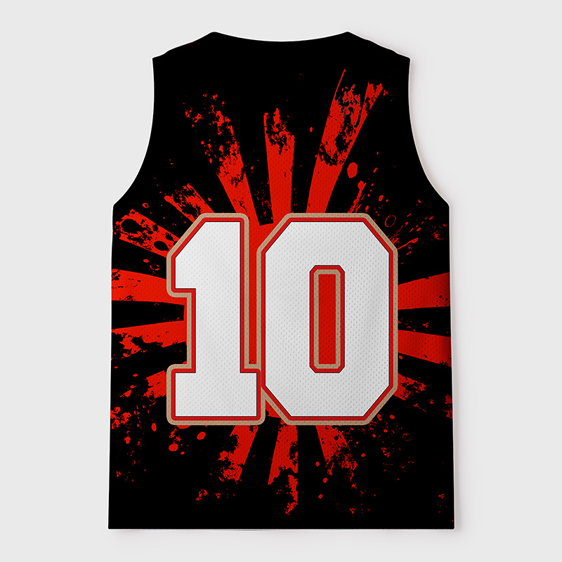 Tokyo-Tiger Legend Mood On Fire Mesh Tank Top