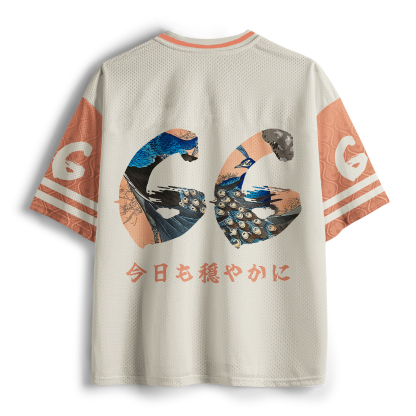 Tokyo-Tiger Noble Peacock Mesh Jersey