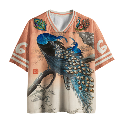 Tokyo-Tiger Noble Peacock Mesh Jersey