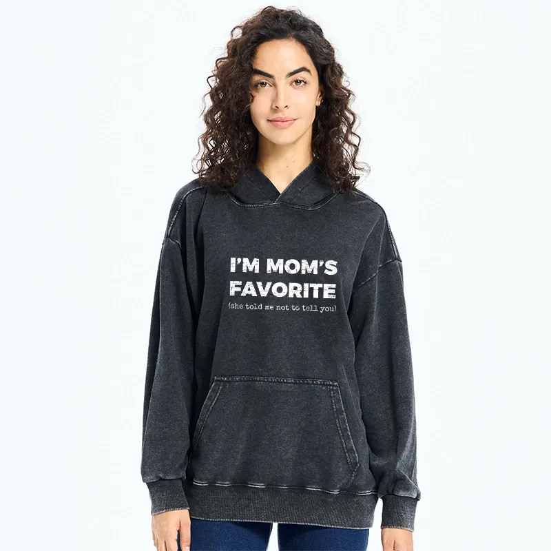 Tokyo-Tiger Mother's Day Jokes Washed Hoodie
