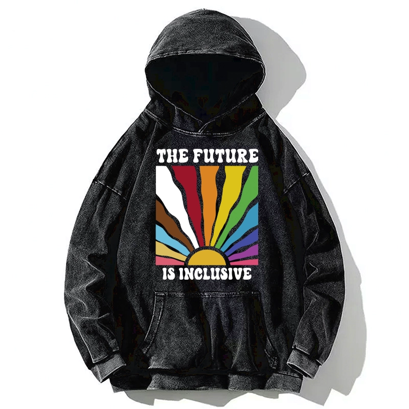 Tokyo-Tiger Pride Future Is Inclusive Washed Hoodie