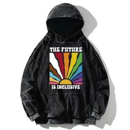 Tokyo-Tiger Pride Future Is Inclusive Washed Hoodie
