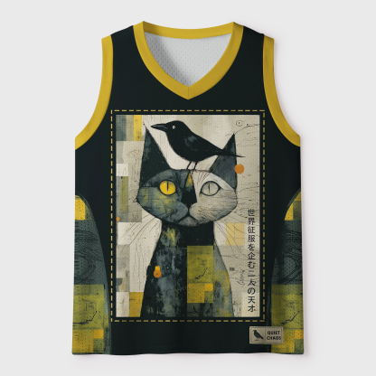 Tokyo-Tiger The Cat And The Crow Are Planning To Rule The World Mesh Tank Top