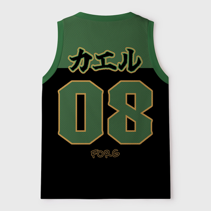 Tokyo-Tiger Funny Forg Japan Mesh Tank Top