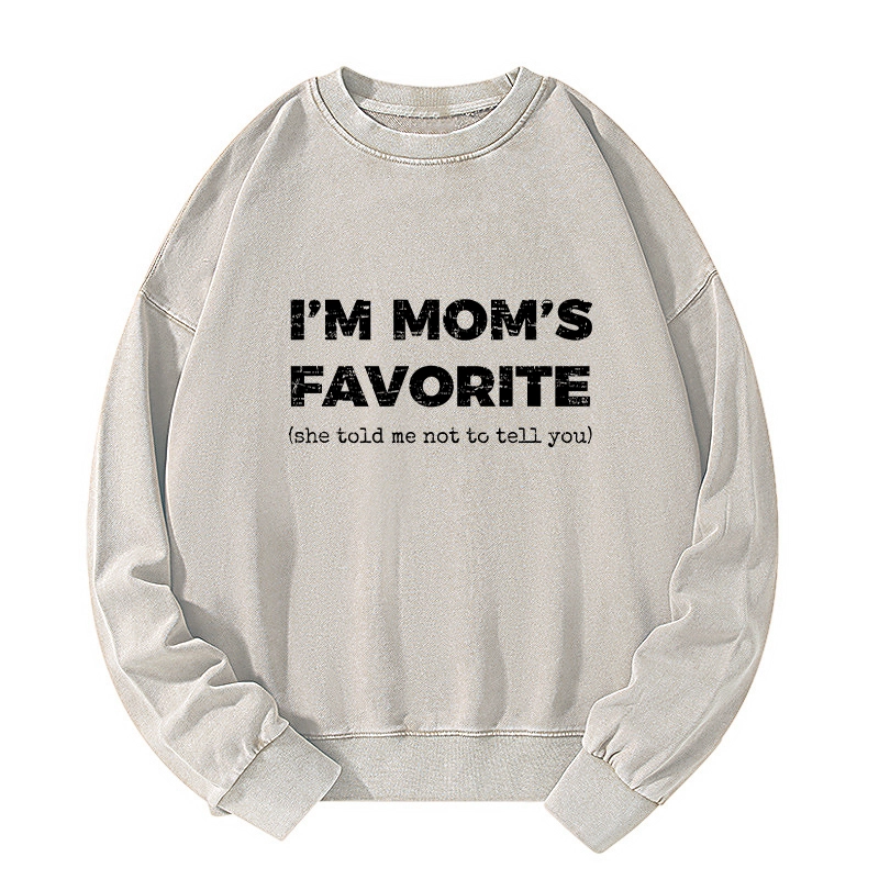 Tokyo-Tiger Mother's Day Jokes Washed Sweatshirt