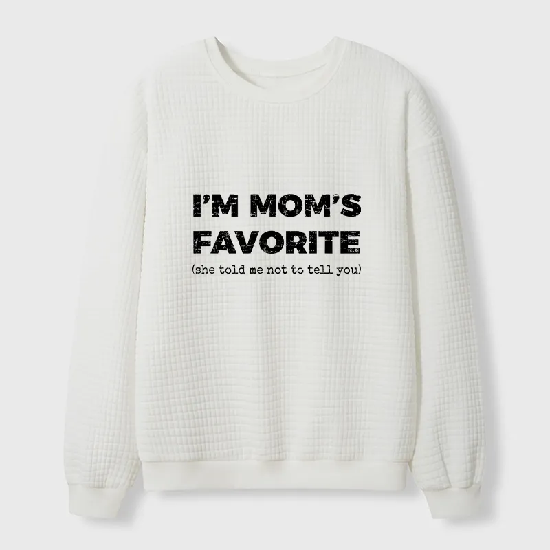 Tokyo-Tiger Mother's Day Jokes Waffle Sweatshirt