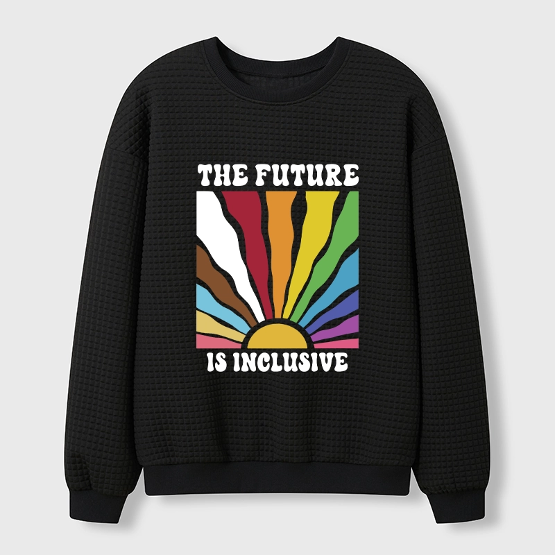 Tokyo-Tiger Pride Future Is Inclusive Waffle Sweatshirt