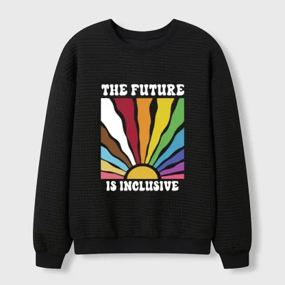 Tokyo-Tiger Pride Future Is Inclusive Waffle Sweatshirt
