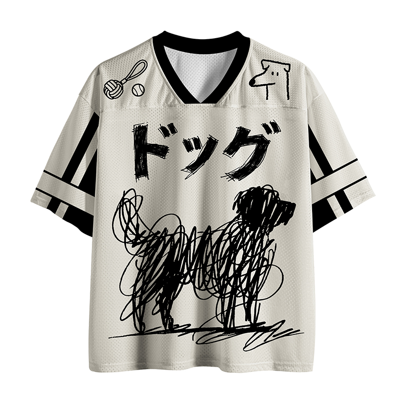 Tokyo-Tiger Messy Dog Mesh Jersey